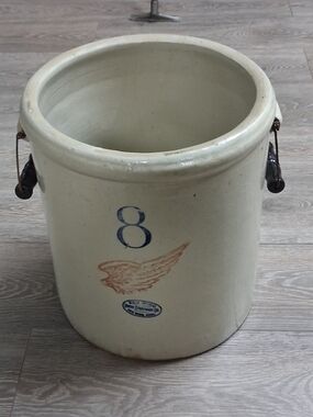 Antique Red Wing 8 Gallon Stoneware Crock